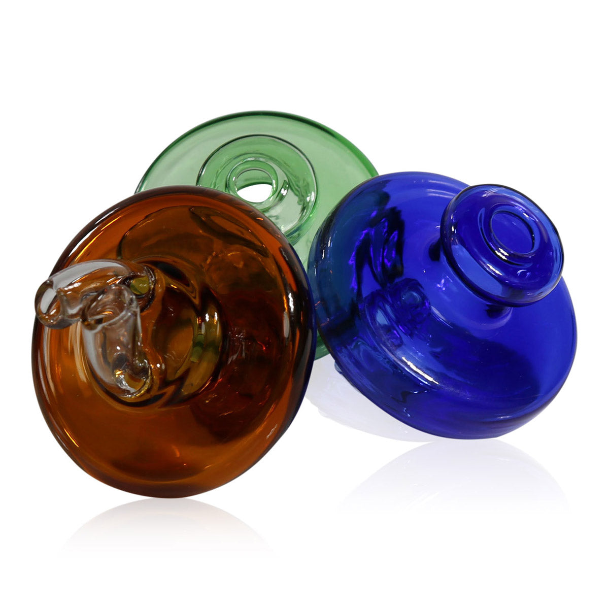 #CC11 35mm, Glass, Dual Directional Flow Carb Cap (Assorted Colors)