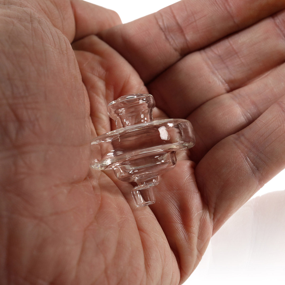 #CC19 34.5mm, Clear Glass, Directional Air Flow Carb Cap