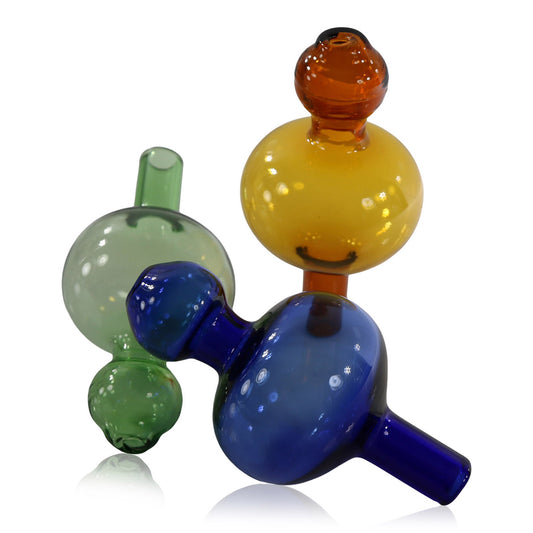 #CC27 26mm "Double Bubble" Glass Carb Cap (Assorted Colors)
