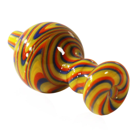 #CC27 26mm, Wig Wag, Bubble Style Glass Carb Cap