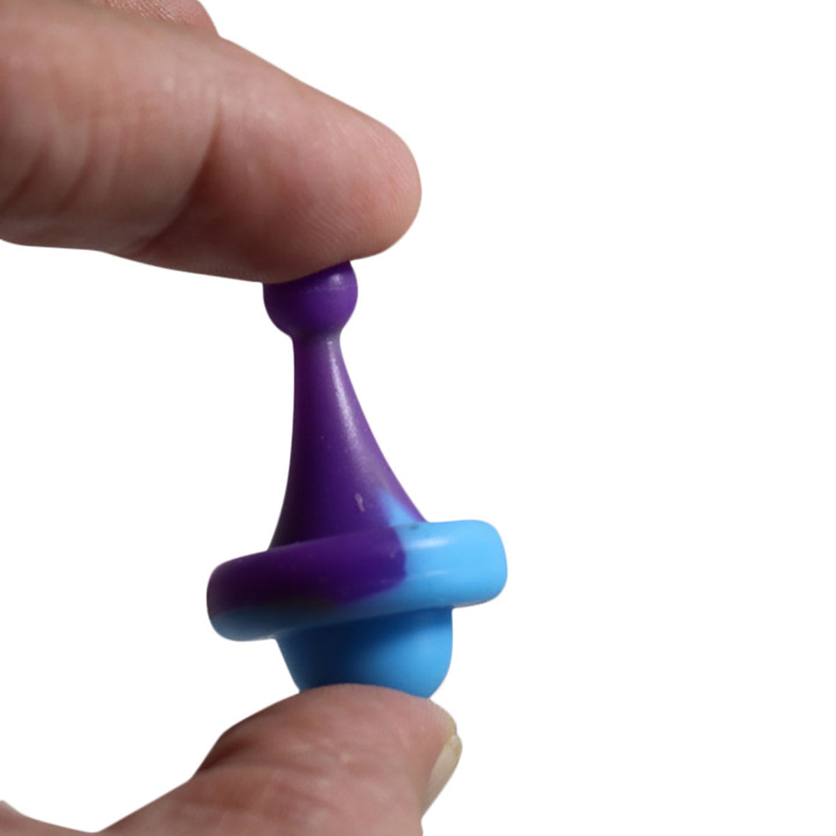 #CC2-B 25mm, Silicone, Spinner Carb Cap (Assorted Colors)