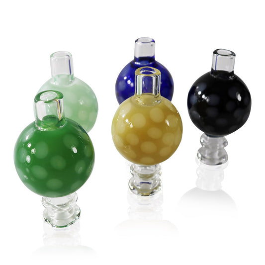 #CC31 30mm, Bubble Style Glass Carb Cap (Assorted Colors)