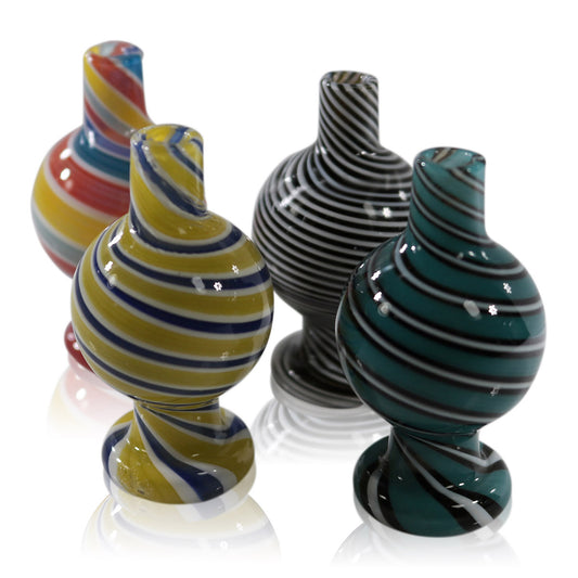 #CC45 27mm, Bubble Style, Spun Glass Carb Cap (Assorted Colors)