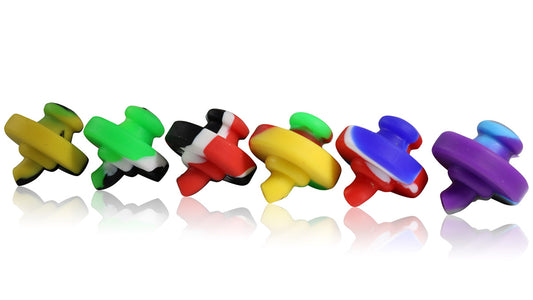 #CC5 35mm, Silicone, Directional Air Flow Carb Cap (Assorted Colors)