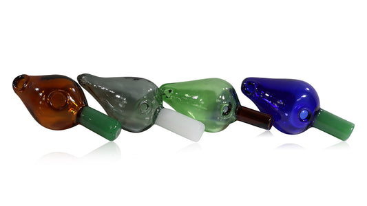 #CC8 22mm Glass "Spinner Bulb" Carb Cap (Assorted Colors)