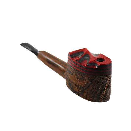 #DC1 "THE MILL" 4" WOODEN PIPE WITH SWIVEL LID