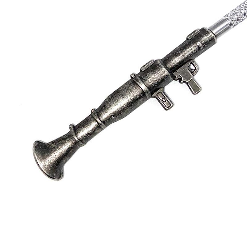 6" Stainless Steel Dab Tools with Gun Designs (3 Styles)