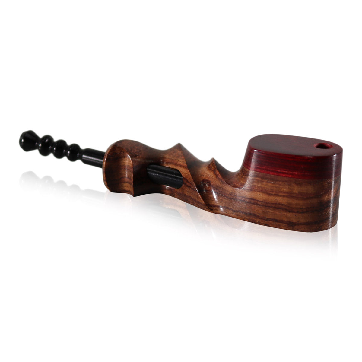 #G4 "THE MILL" 5" WOODEN PIPE WITH SWIVEL LID