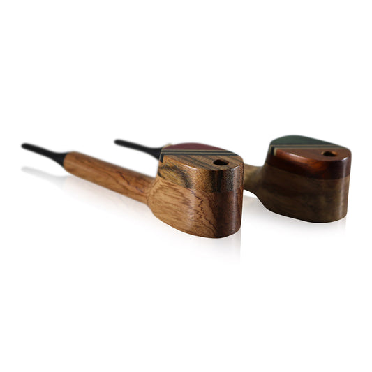 #G9 "THE MILL" 4.5" WOODEN PIPE WITH SWIVEL LID