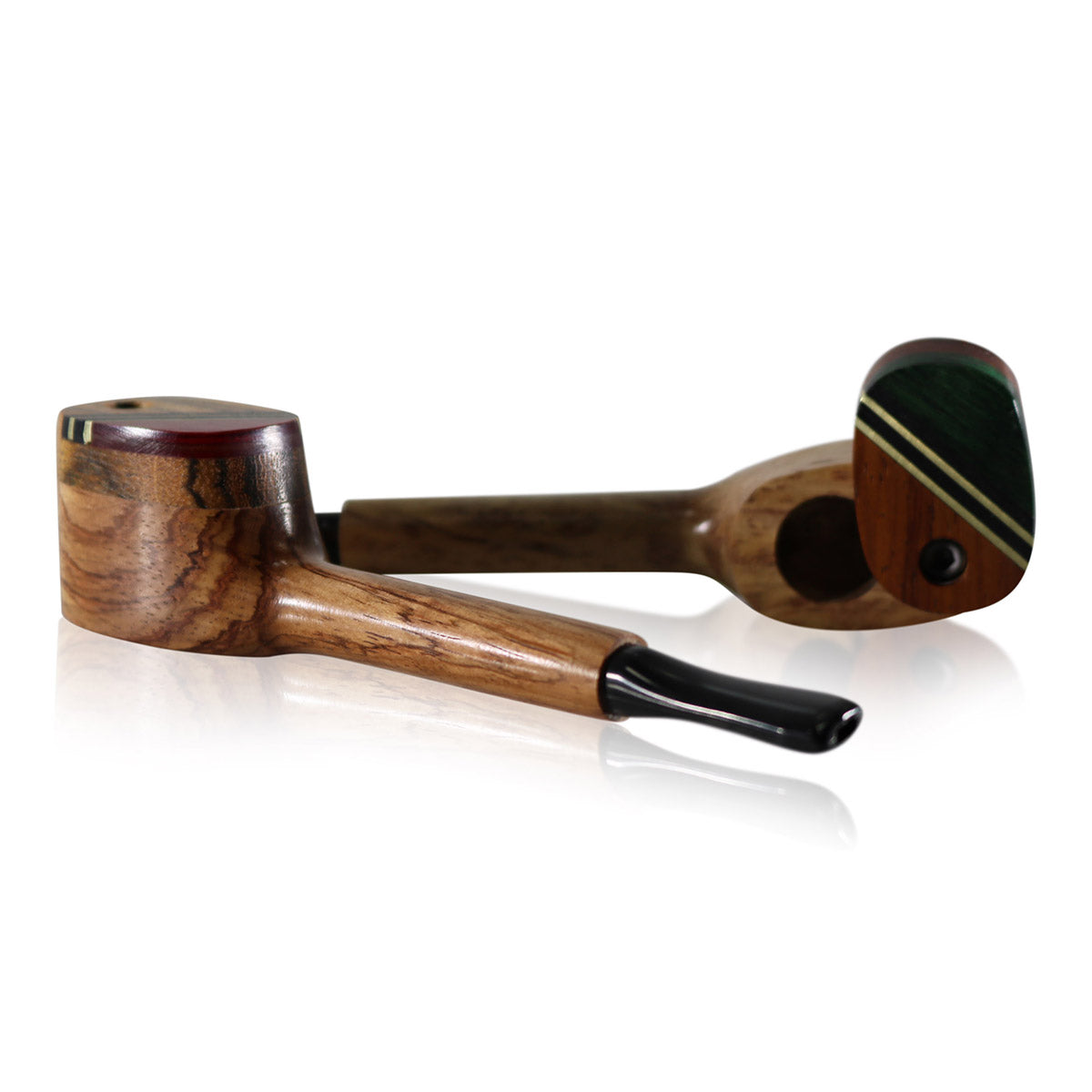 #G9 "THE MILL" 4.5" WOODEN PIPE WITH SWIVEL LID