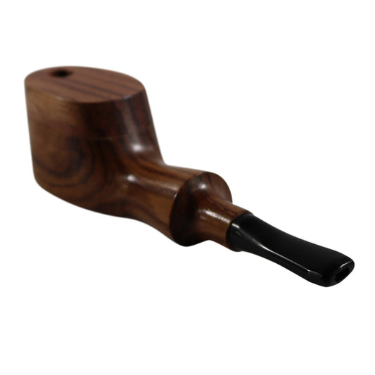 #L33 "THE MILL" 4" WOODEN PIPE WITH SWIVEL LID