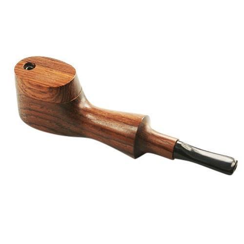 #L36 "THE MILL" 4.5" WOODEN PIPE WITH SWIVEL LID