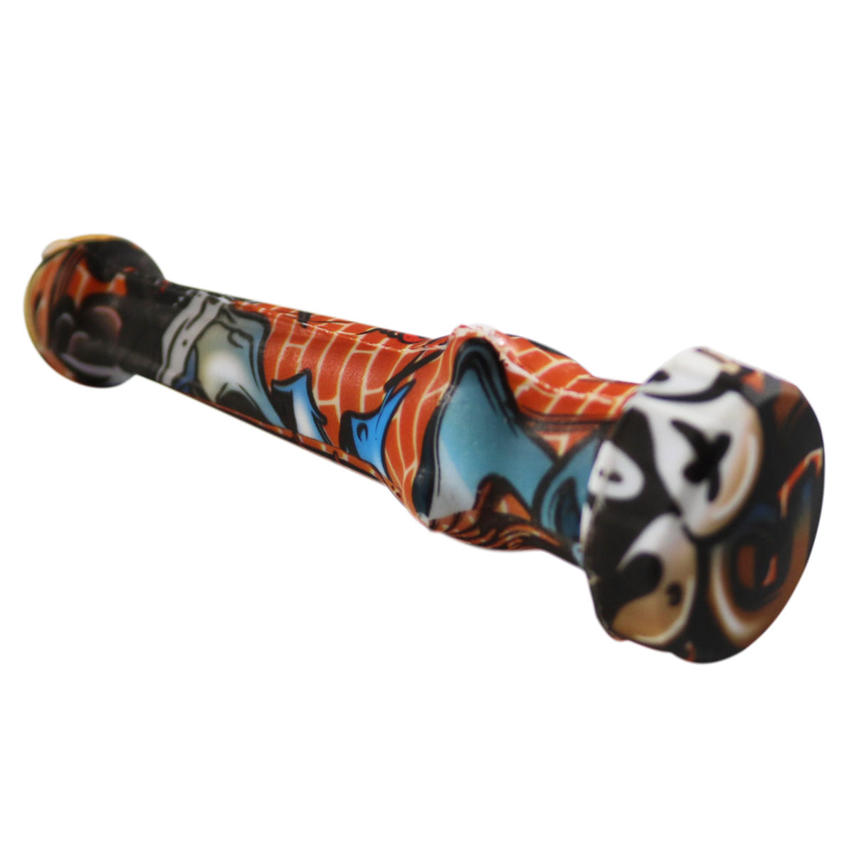 #NC7 Silicone Nectar Collector with 14mm Steel Nail and Dish (Assorted Designs)