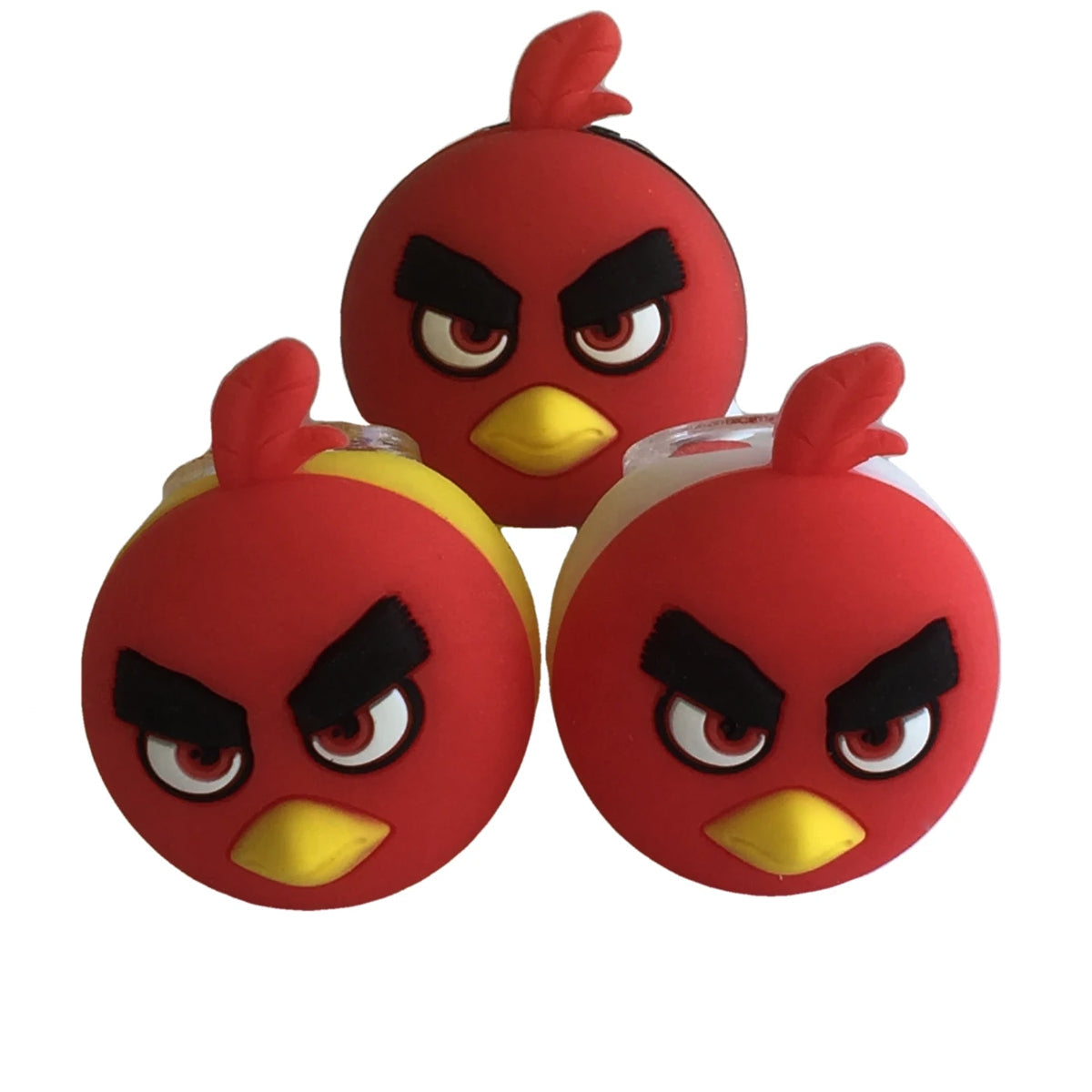 5" Silicone "Bird w/ Unibrow" Hand Pipe w/ Glass Bowl (Assorted Colors) #SC50