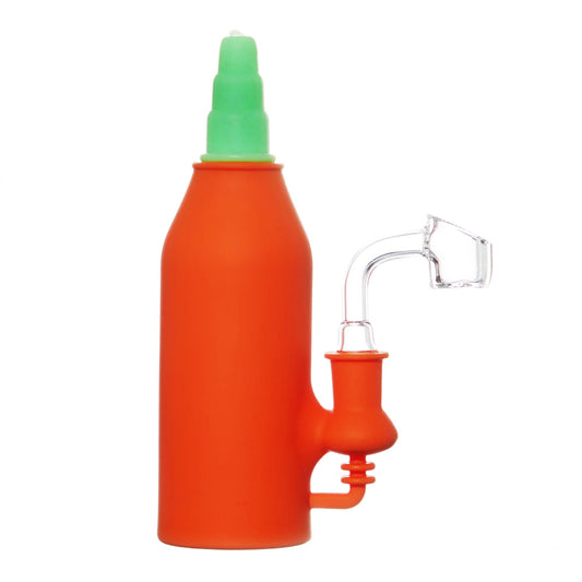 6.5" Silicone Banger Hanger/Water Pipe w/ Accessories (Assorted Colors) #SC122