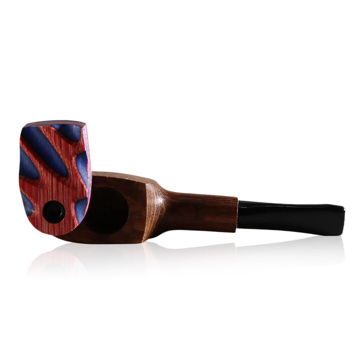 #R1 "THE MILL" 3.25" WOODEN PIPE WITH SWIVEL LID