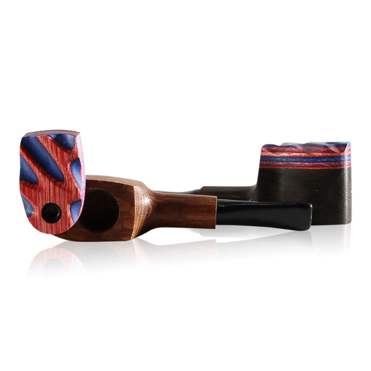 #R1 "THE MILL" 3.25" WOODEN PIPE WITH SWIVEL LID