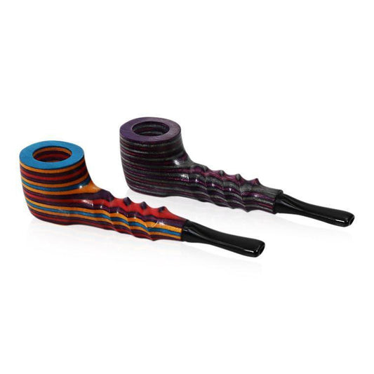 #R6 "THE MILL" 3.5" RAINBOW WOOD PIPE
