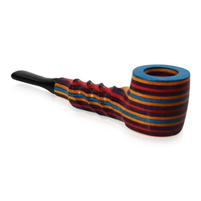 #R6 "THE MILL" 3.5" RAINBOW WOOD PIPE