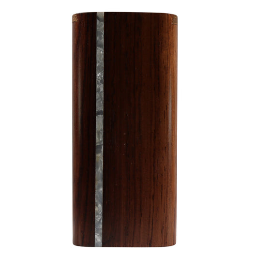 #TT17/TT18 "The Mill" Honduras Rosewood Dugout with Inlay and Slider Top (Large or Small)
