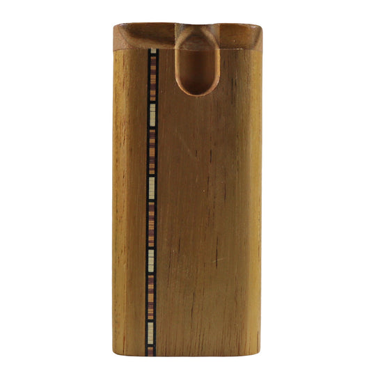 #TT35/TT36 "The Mill" Teak Dugout with Swivel Top and Inlay (Large or Small)