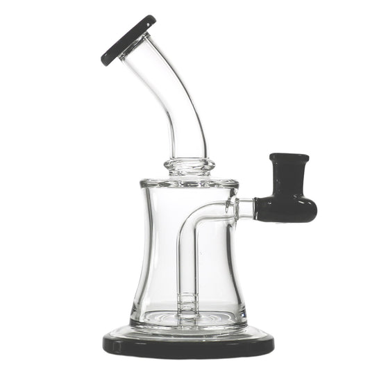 7.5" Dab Rig w/ Banger Hanger and Fixed Diffused Stem + 4pc Accessory Package (Assorted Colors)