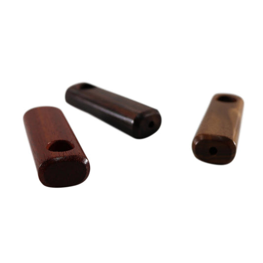 Wood Works 3" WOODEN SMOKING PIPE MADE WITH EXOTIC HARDWOODS #WW1