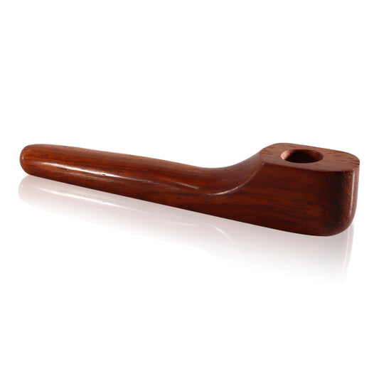 WOOD WORKS 6" WOODEN SMOKING PIPE MADE WITH EXOTIC HARDWOODS #WW20