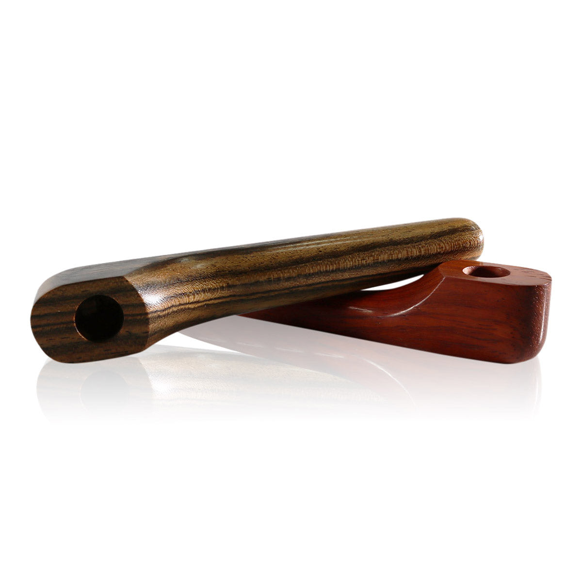 WOOD WORKS 6" WOODEN SMOKING PIPE MADE WITH EXOTIC HARDWOODS #WW20