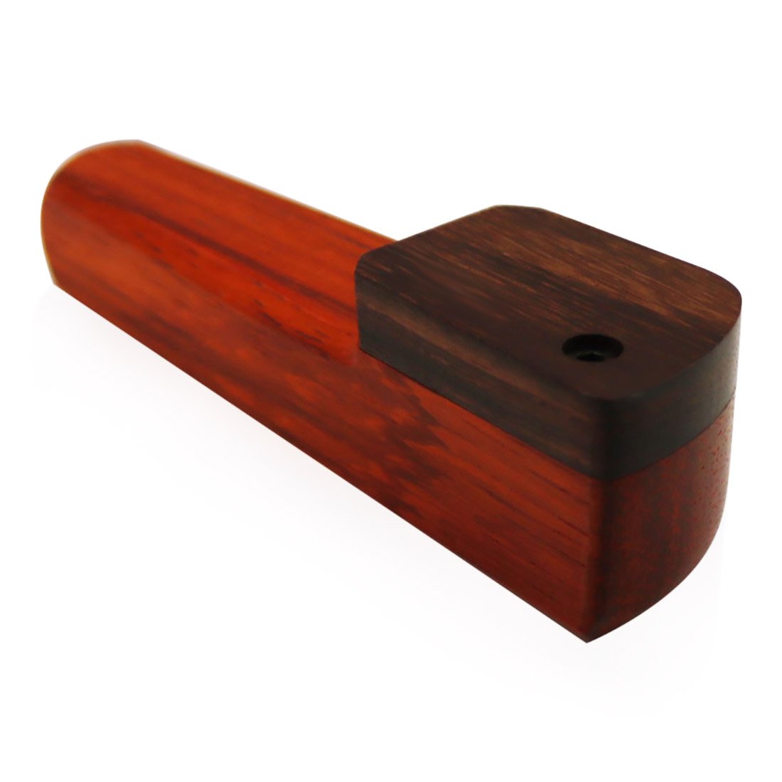 WOOD WORKS 3.5" WOODEN SMOKING PIPE W/ SWIVEL LID #WW4