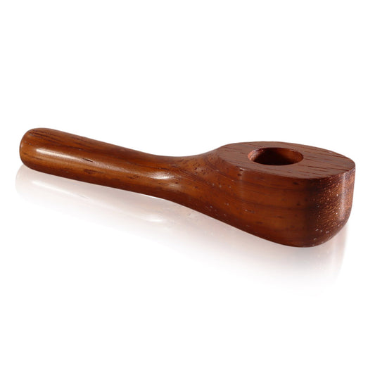 WOOD WORKS 4" WOODEN SMOKING PIPE MADE WITH EXOTIC HARDWOODS #WW6