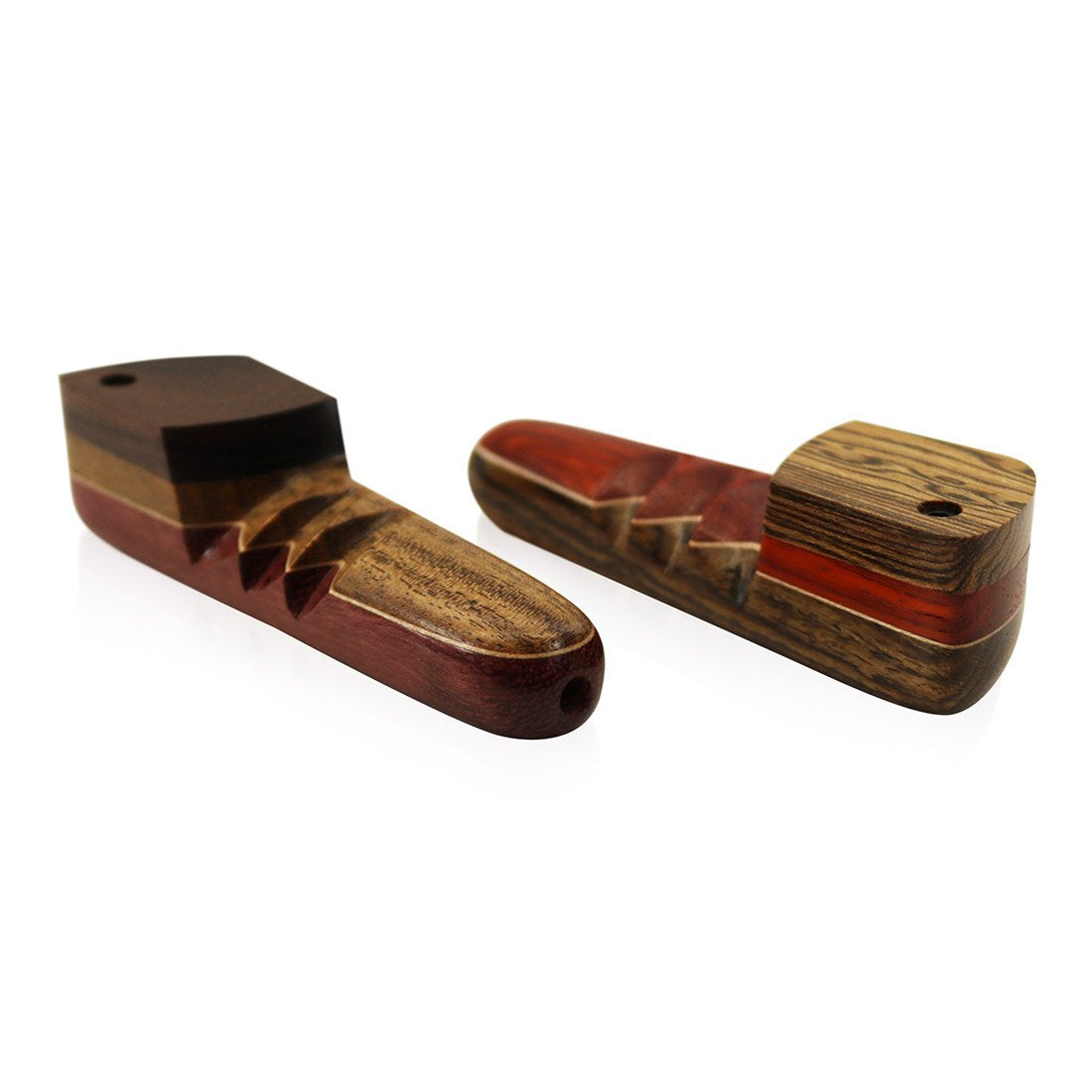 WOOD WORKS 3.5" WOODEN SMOKING PIPE W/ SWIVEL LID #WW8