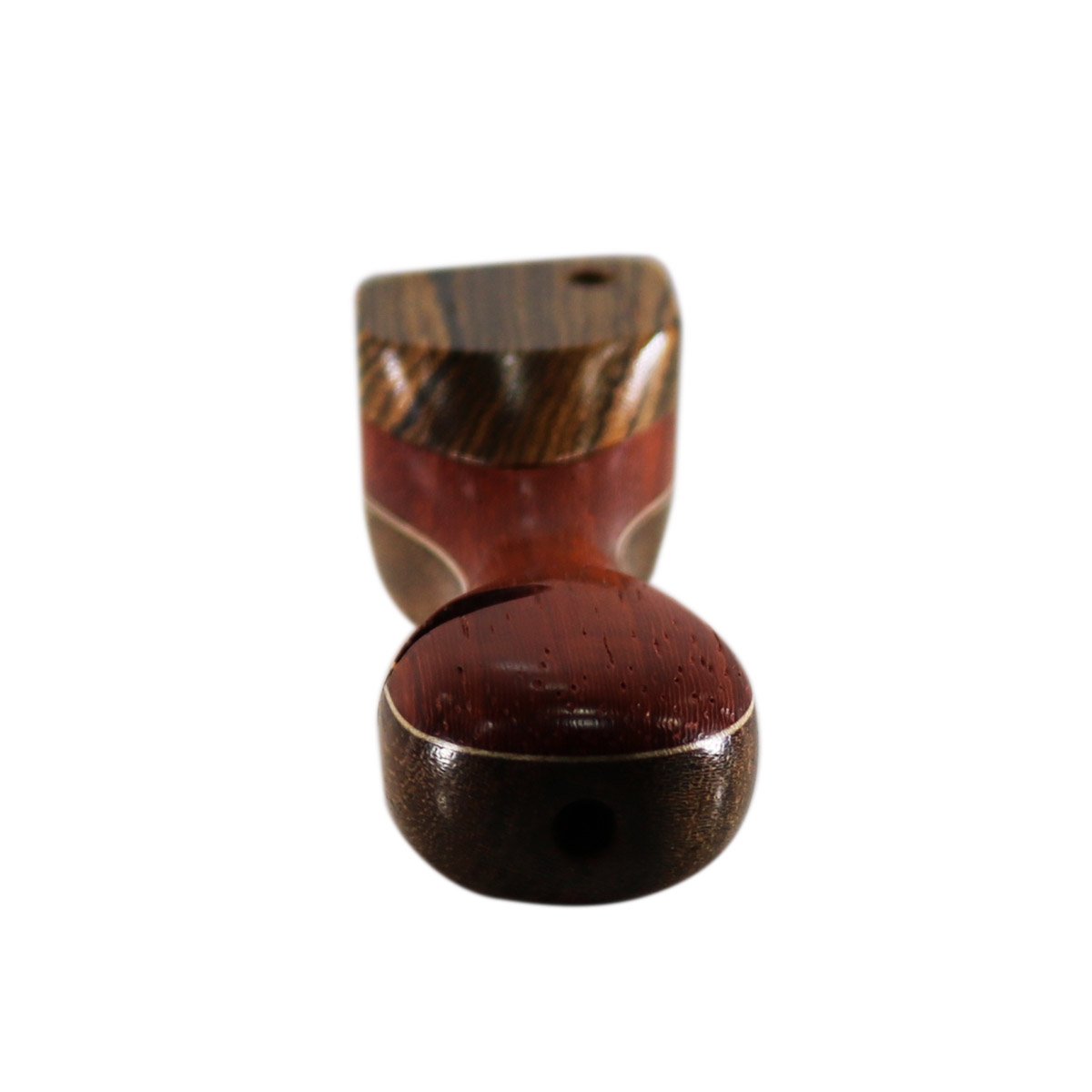 WOOD WORKS 4" WOODEN SMOKING PIPE W/ SWIVEL LID #WW9