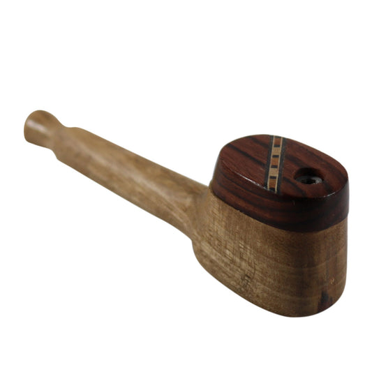 #Z4 "THE MILL" 3.5" WOODEN PIPE WITH SWIVEL LID