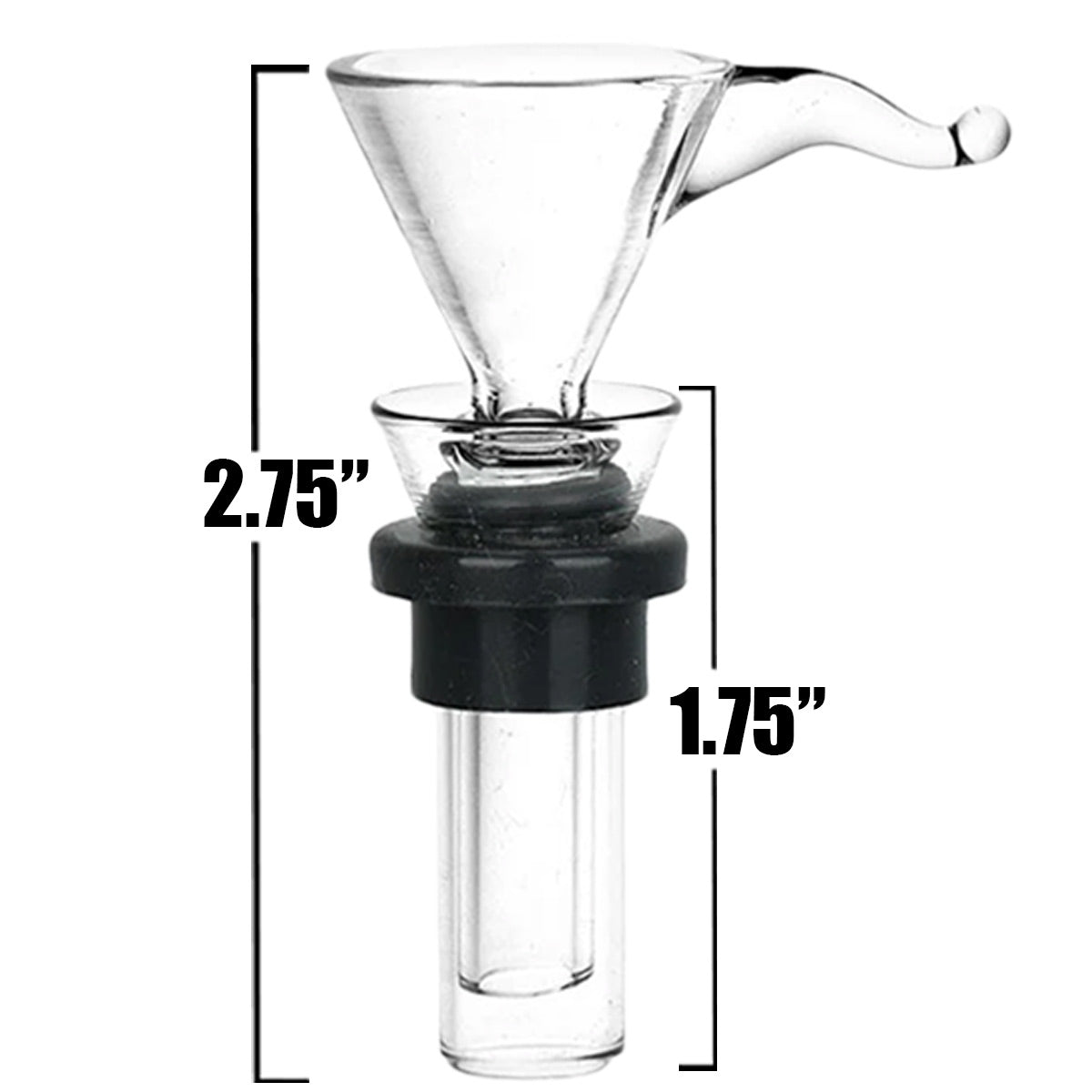 9mm Slides w/ Large Clear Handle & Downstem- Now In 3 Sizes! [GB-9MMS-1]