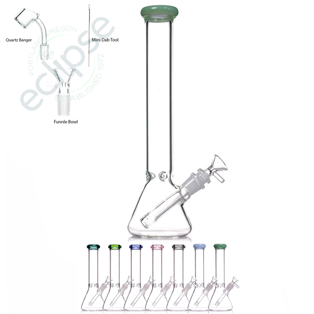 12” Beaker -Top Quality - Assorted colors [WP-G-224-12]