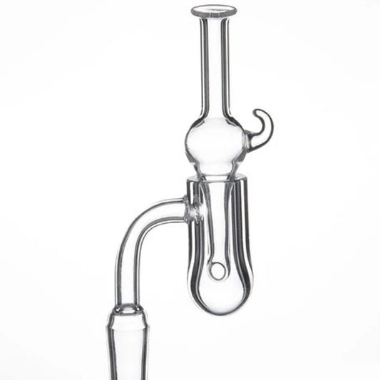 4mm Thick Flat Top & Round Bottom Quartz Banger & Carb Cap Set - All 12 Joint Sizes & Angles [QB-RB]