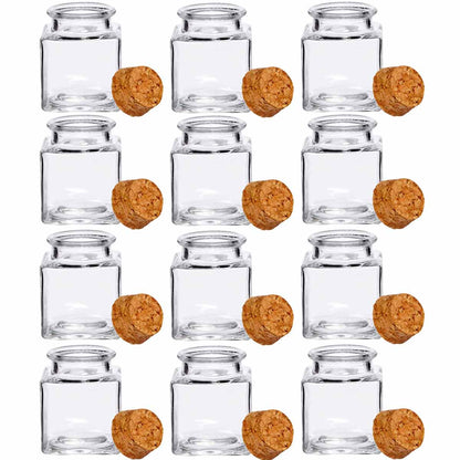 2oz Glass Stash Jar w/ Large Cork - [C-G-2-JAR]