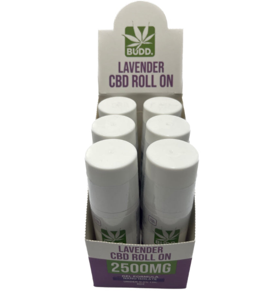 Budd. Nano Amplified Lavender Roll On 2,500mg [C-B-RO-2500]
