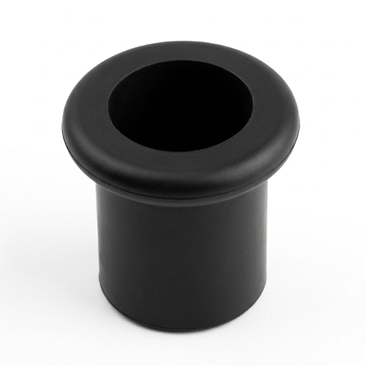 Rubber Grommet - Top Hat Style - Large 16mm - Black  [GROM-HAT-16]