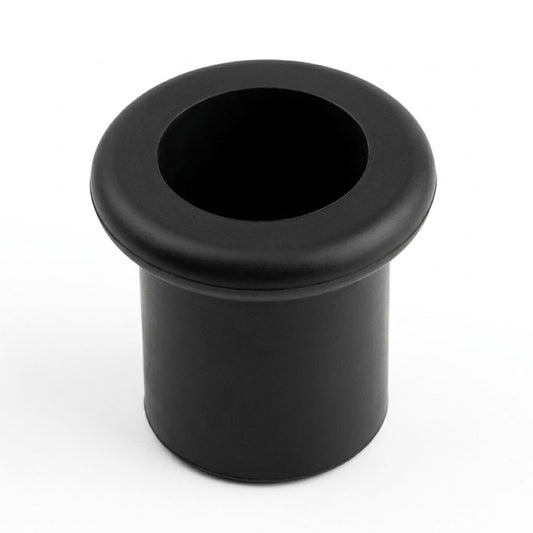 Rubber Grommet - Top Hat Style - Large 16mm - Black  [GROM-HAT-16]