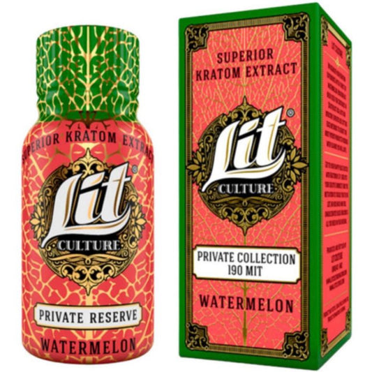 Lit Culture Watermelon Kratom Extract – 15ml Shot [K-LIT-WM]