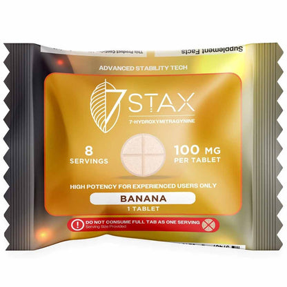 7Stax Extreme Premium 7-OH - 8 Servings Per 100mg Tab - 3 Sizes & 5 Flavors [K-7Stax]