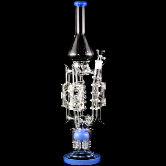 20" Recycler Spiral w/ Showerhead Tree Perc & Upgraded Accessories - Assorted Colors [WP-G-262]