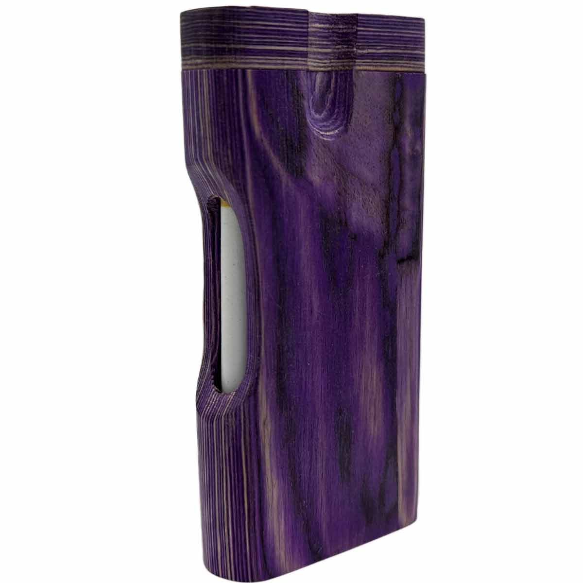 4" LB Style  Purple Colored Wood Dugout w/ Swivel Lid  [TT-213P]