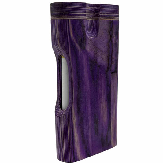 4" LB Style  Purple Colored Wood Dugout w/ Swivel Lid  [TT-213P]