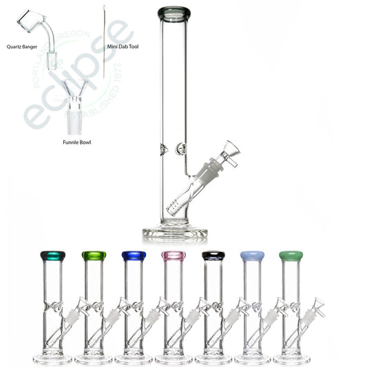 12" Straight Tube - Top Quality - Assorted Colors [WP-G-222-12]