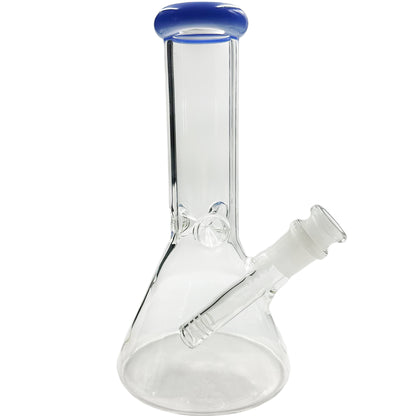 8" Beaker - Top Quality American Made Beaker w/ Imported Accessories- Assorted Colors [WP-G-260]