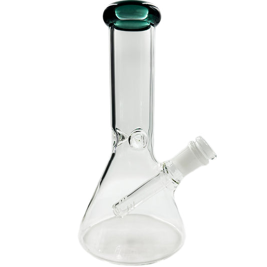 8" Beaker - Top Quality American Made Beaker w/ Imported Accessories- Assorted Colors [WP-G-260]