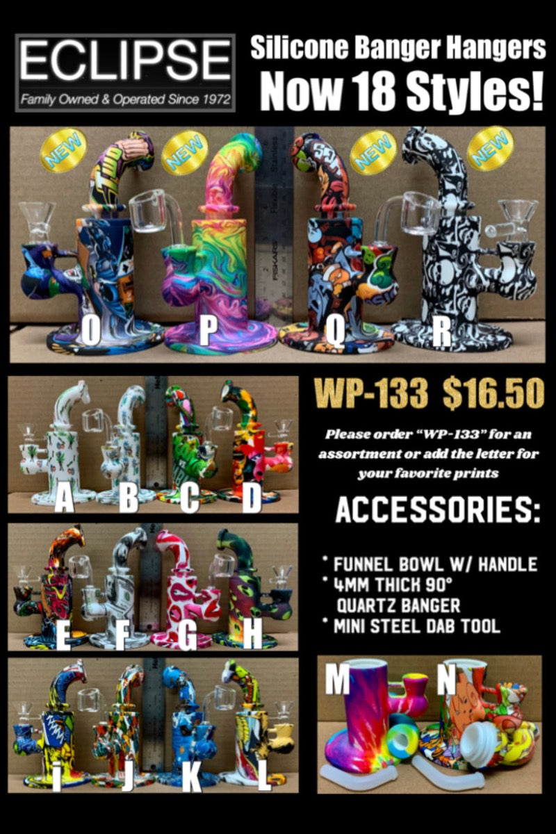 6.5" Banger Hanger - Assorted Prints [WP-S-133]